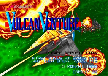 Gradius II - GOFER no Yabou (Japan New Ver.) screen shot title